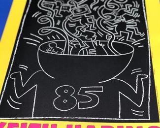 Future Primeval, 1990 Exhibition Poster, Keith Haring