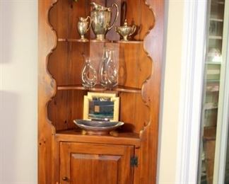 Pine Corner Cupboard
