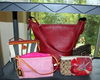 Handbags (Coach, Dooney Bourke, Michael Kors, Talbot, Hobo Leather & More)