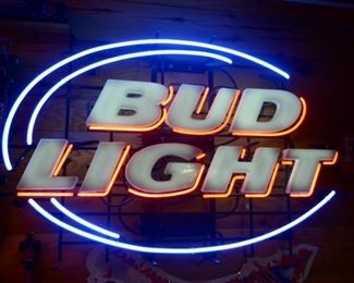 Bud Light neon sign