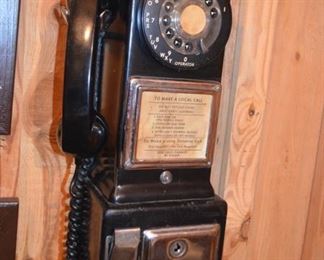 Vintage pay phone 