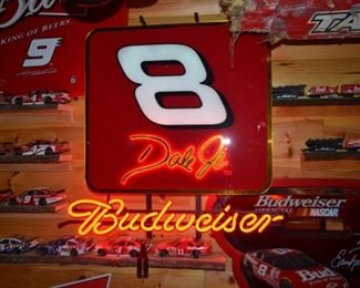 Dale Jr. Bud neon sign