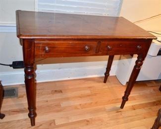 vintage 2 drawer console table