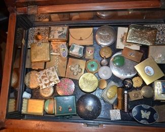 vintage compact powder collection 