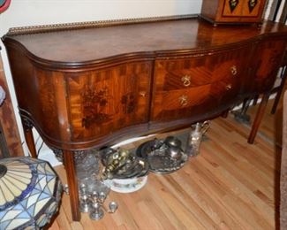 beautiful matching sideboard, server & cabinet