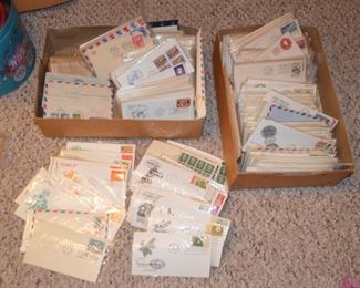 stamp collection - many first day issue.