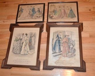 1800's fashion prints