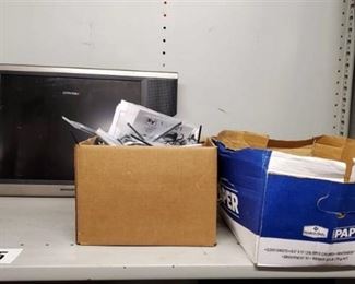 Used Cell Phones, Sharp Monitor, Antennas, (4) Laptops With Bags