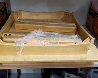 (2) 26in x 26in Wood Table, One Is Missing Legs