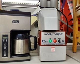 BHG Coffee Pot, Robot Coupe R2