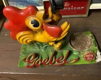 Geobel  Advertising Chalk Ware..YES its chipped..still cool!