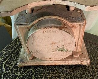 Antique Cast Iron Roto Scale