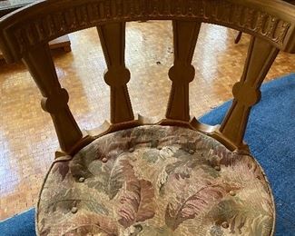 Vintage French Provencial Slipper Chair