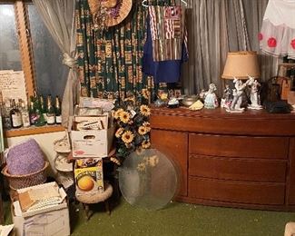Maids Room!! Mid Century Low Boy..Collection of stuff