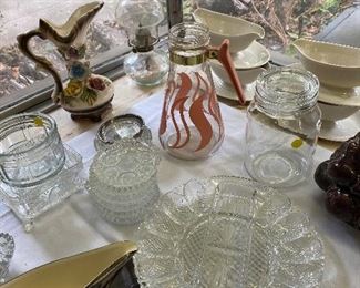 Vintage Glass Serve Ware