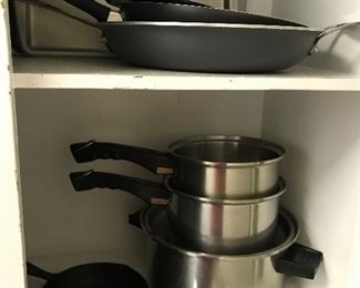 Lustre Craft Cookware and assorted fry pans