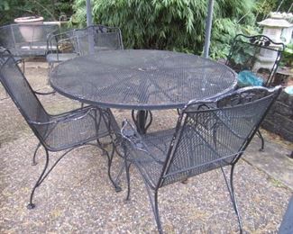 PATIO TABLE AND CHAIRS