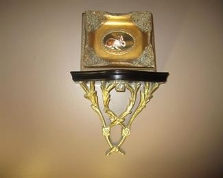 PAIR OF SCONCES AND ARTWORK
