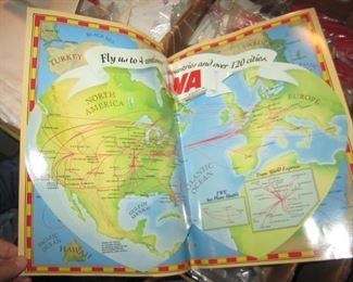 TWA FLIGHT MAP