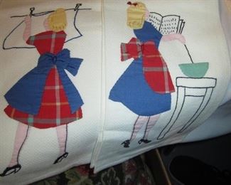 VINTAGE TEA TOWELS