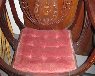 PAIR OF 1870'S CHAIRS