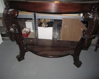 ORNATE TABLE BASE NEEDS TOP LIKE A MARBLE OR GRANITE PIECE