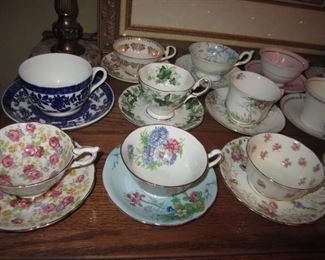 CUPS AND SAUCERS