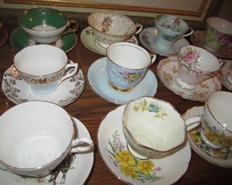 CUPS AND SAUCERS