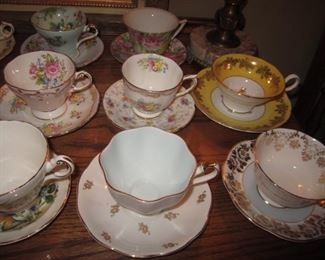 CUPS AND SAUCERS