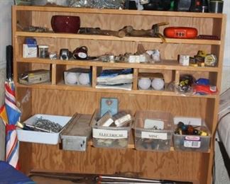 Vinage Minnow Bucket, some tools