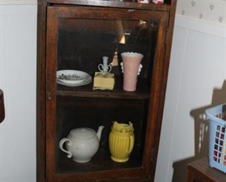Antique Cabinet with Glass Door