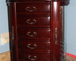Table Jewelry Cabinet