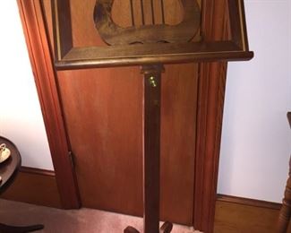 Ornate Wooden Music Stand