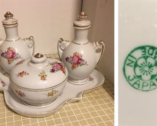 Japanese Porcelain Vanity Set