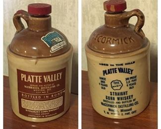 Small McCormick Platte Valley Whiskey Jug