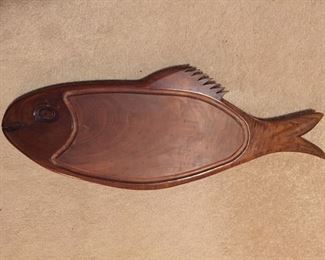 Wooden Fish Platter