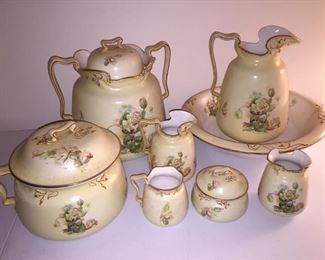 Old Dresser/Pitcher and Bowl/Chamber Pot Set