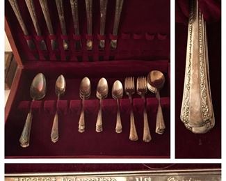 Silverplated Flatware Set