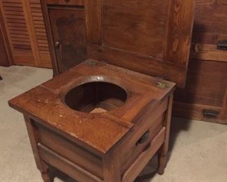 Oak Commode/Potty Chair