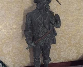 Old Spelter Statue