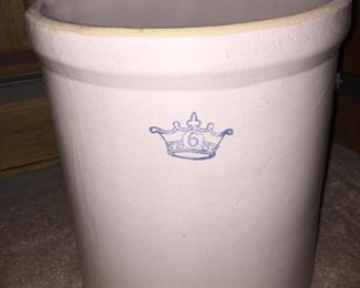 6 Gallon Stoneware Crock