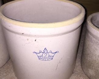 2 Gallon Stoneware Crock 
