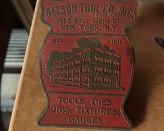 Old Nelson Tool Advertising Clamp