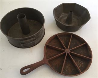 Old Cast Iron and Aluminum Cookware