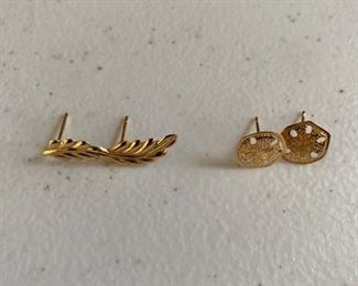 14K Gold Earrings