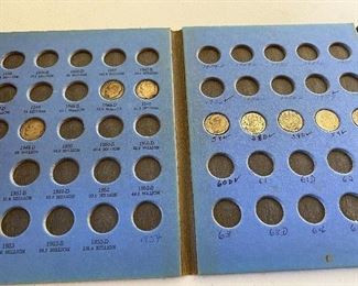 Partial U.S. Silver Dime Books