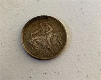 Silver Stone Mountain Commemorative Half Dollar