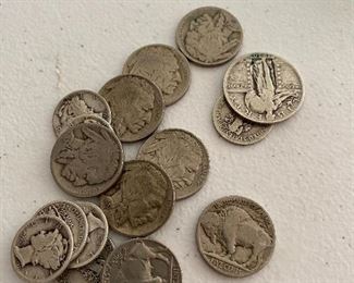 Buffalo Nickels, Mercury Dimes