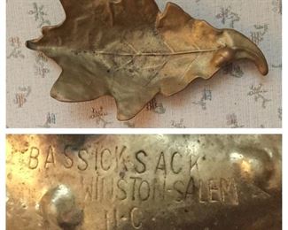 Brass Leaf Ashtray(Winston Salem, N.C.)