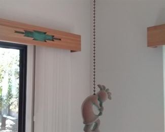 kokopelli ceiling light pull